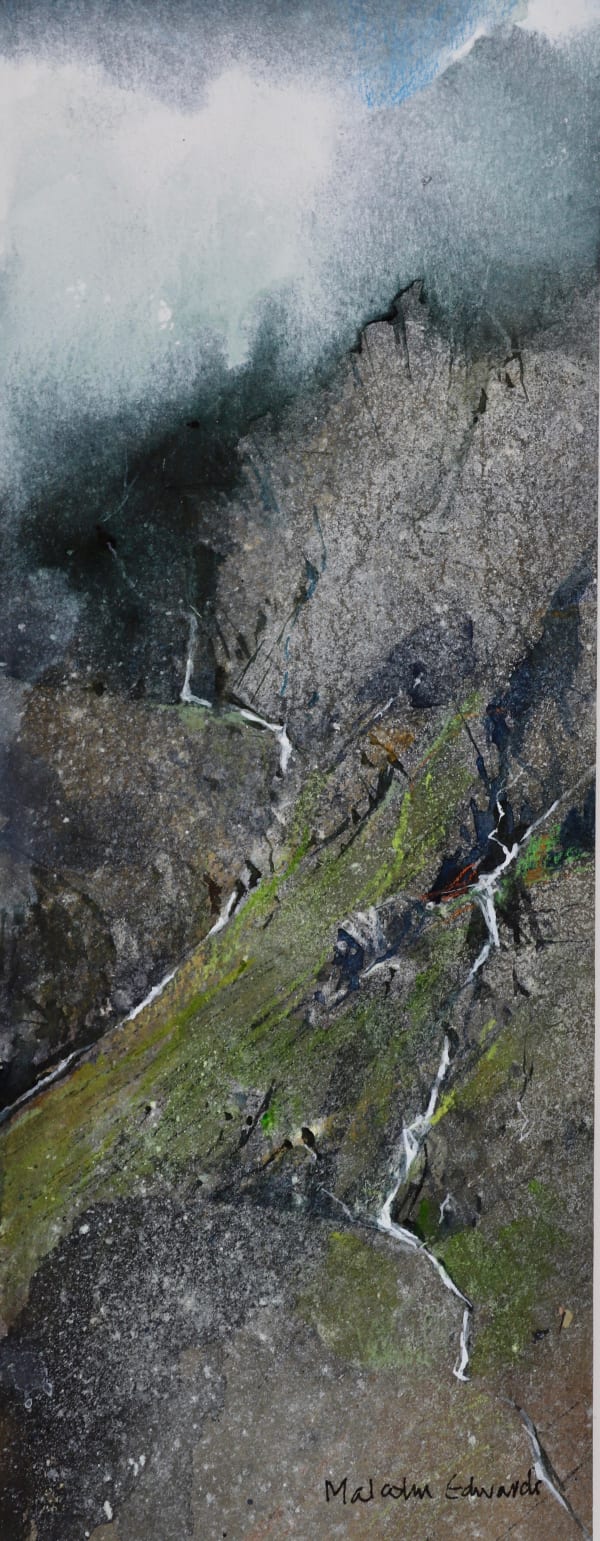 Malcolm Edwards, Mist Gathering, Nant Ffrancon, 2025