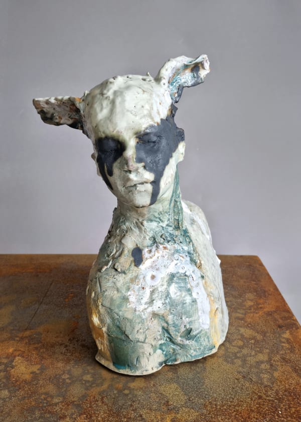 Sharon Griffin, Faun with Yellow & Black, 2024
