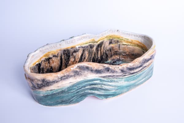 Helen Gittins, 'At sunset we climb Uwchmynydd'