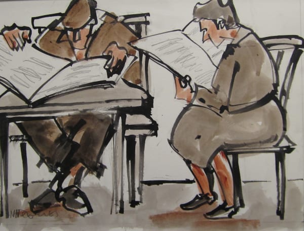 Mike Jones 1941 - 2022, Figures, Reading Room