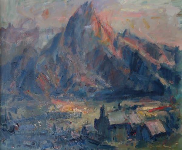 Gareth Parry, Farm Hill & Mountain (Tryfan) - Evening