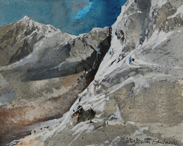 Malcolm Edwards, First Snow, Llanberis, 2025