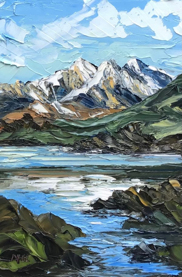 Martin Llewellyn, Snowdon from Capel Curig, 2024