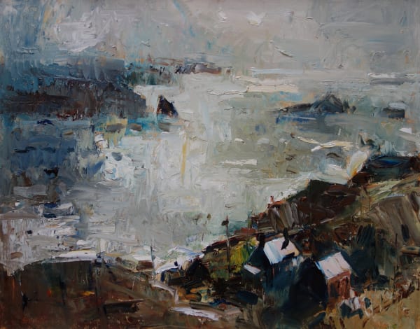 Gareth Parry, Fferm ger y Môr (Porthmedwy) / Farm by the Sea (Porthmedwy)