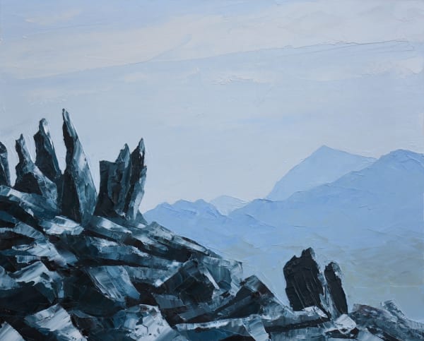 Gwyn Roberts, Yr Wyddfa o'r Glyderau / Snowdon from the Glyders