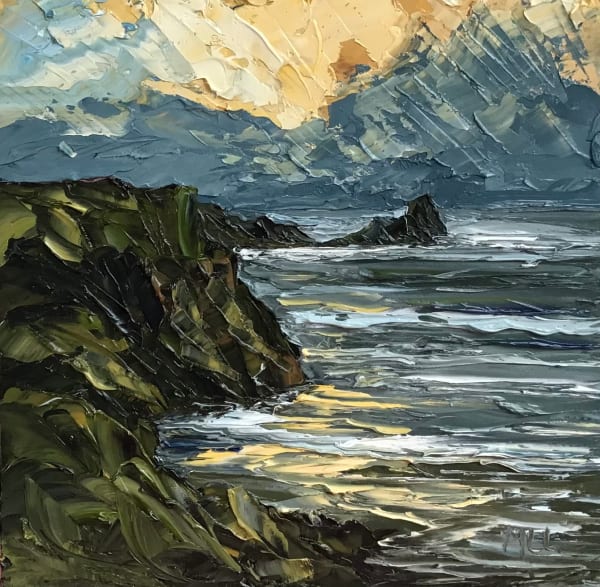 Martin Llewellyn, Evening, Worms Head, 2024