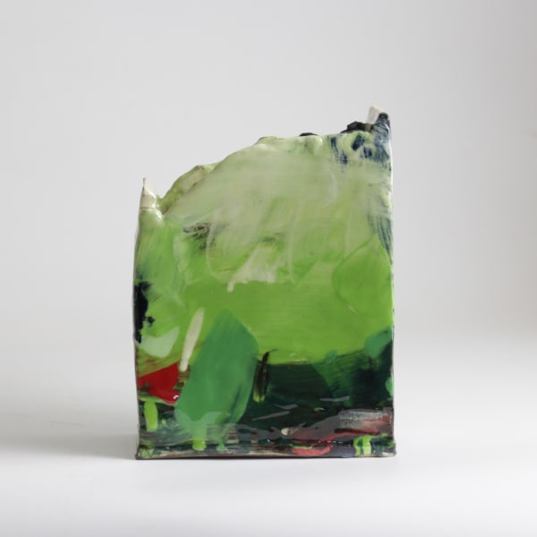 Barry Stedman, Slab Vessel with Green III, 2025