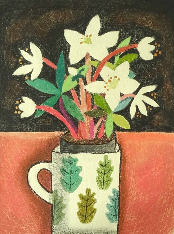 Susan Gathercole, Anta Mug and Hellebores, 2024