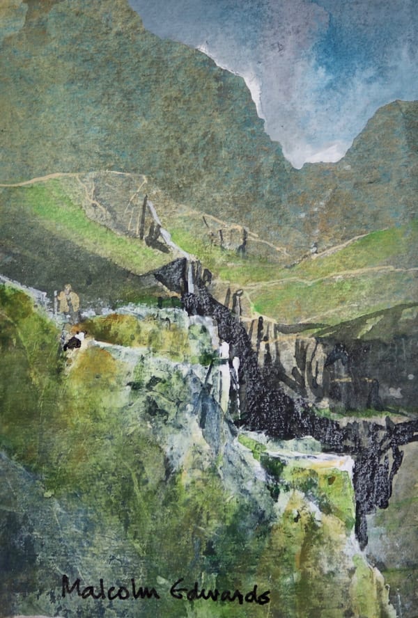 Malcolm Edwards, Spring Light, Snowdonia, 2025