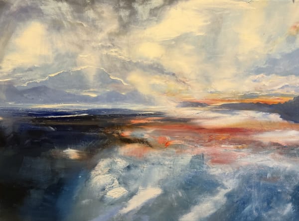 Iwan Gwyn Parry, The Mawddach Estuary River at High Tide, 2024