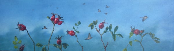 Kim Dewsbury, Rosehips and Fieldfares