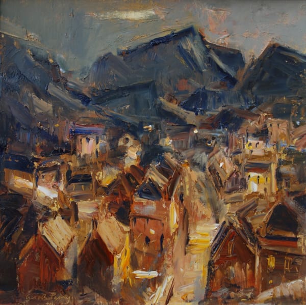 Gareth Parry, Gyda'r Nos, Ffordd i'r Chwarel / Evening, Road to the Quarry