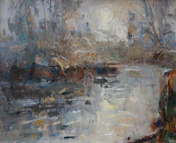 Gareth Parry, Yr Afon, Niwl Bore / The River, Morning Light