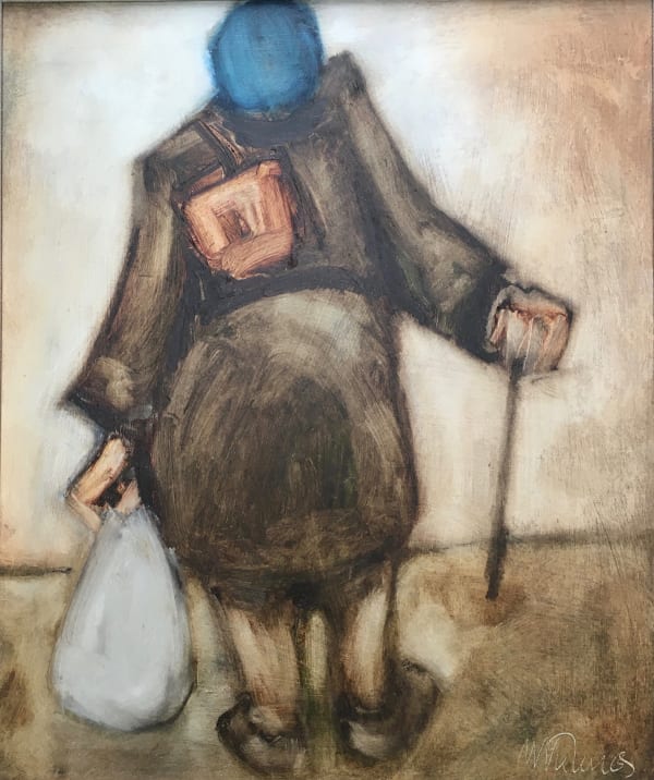 Mike Jones 1941 - 2022, Lady, Blue Beret