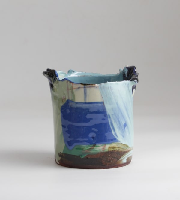 Barry Stedman, Thrown Altered Vessel - Blue, 2024
