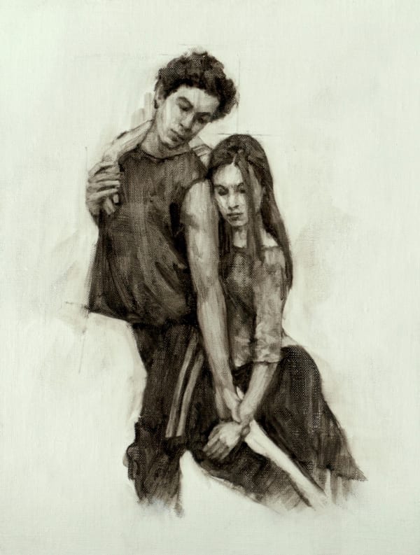Carl Chapple, Anna Pujol and Andrea Battaggia (Ballet Cymru Rehearsal 15)