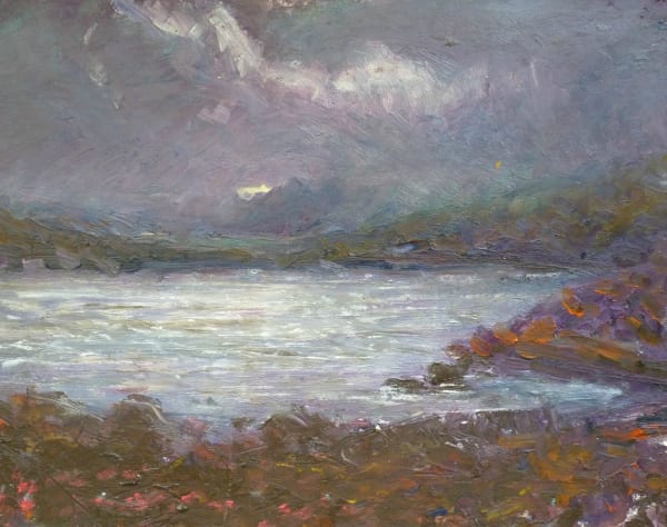 David Lloyd Griffith, A Peep of Snowdon from Llyn Mymbyr