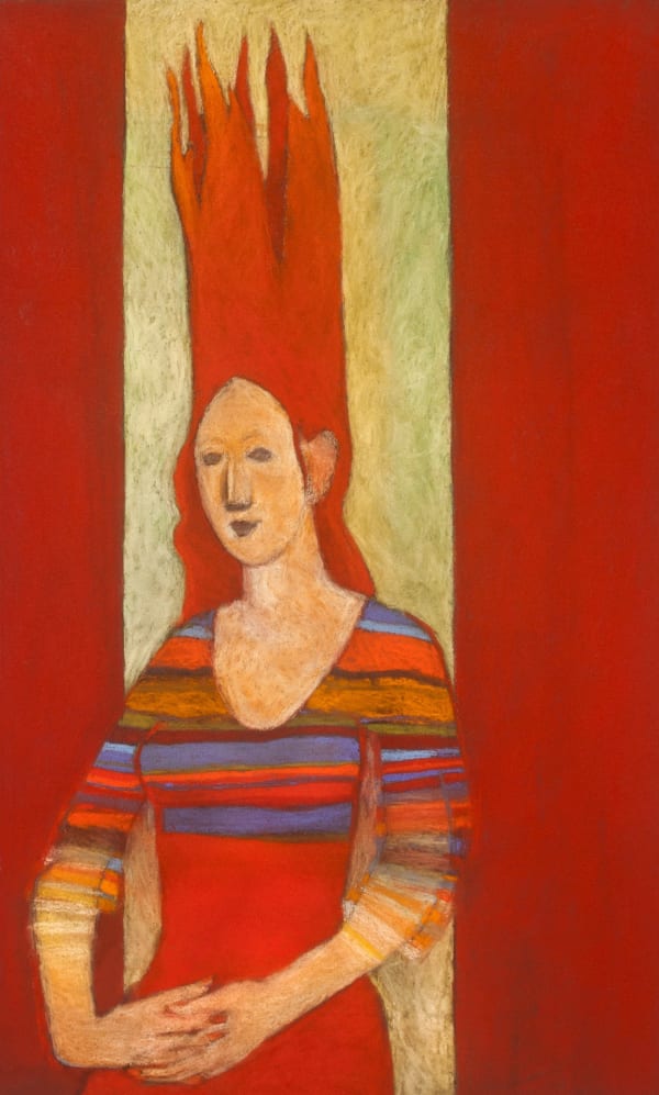 Mihangel Jones 1940 - 2018, Red Crown