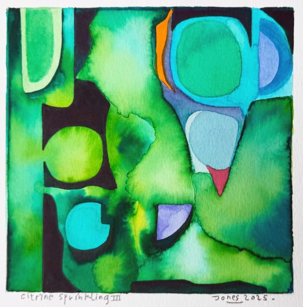 Martyn Jones, Citrine Sprinkling III, 2025
