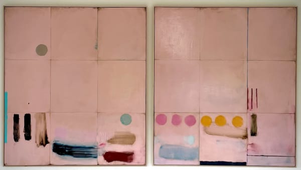 Adam Taylor, The First Nice Day - Diptych
