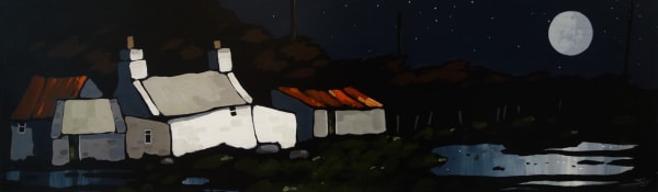 Stephen John Owen, Moonlit Farm