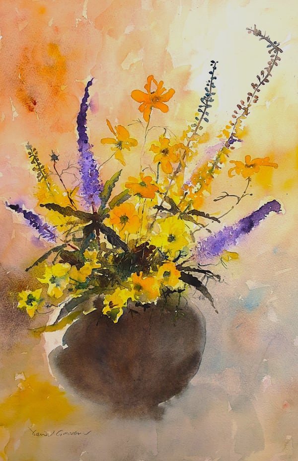 David Grosvenor, Lugularias, Veronicastrums amd Bidens, 2024