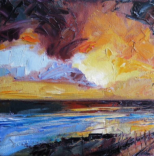 David Grosvenor, Criccieth Sunset II, 2025