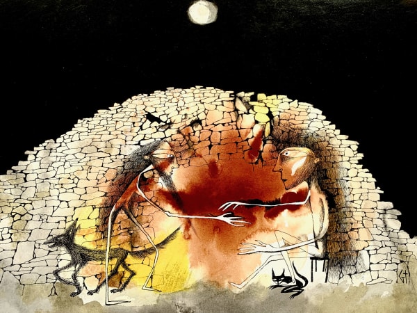 Gilly Thomas, Ancient Meeting, 2024