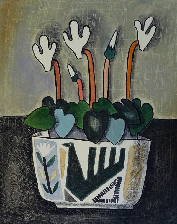 Susan Gathercole, Cyclamen & Svaale Dish I