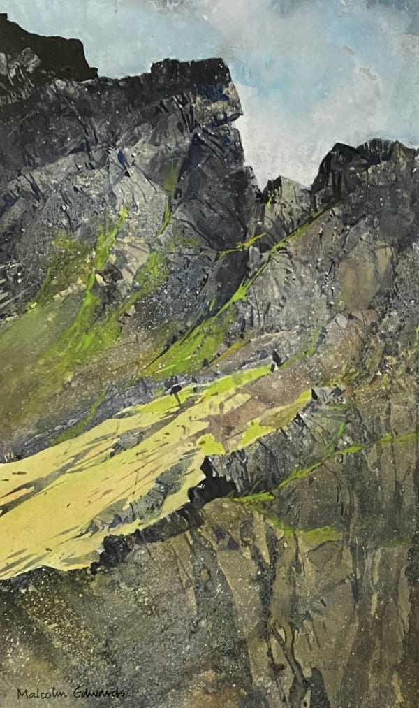 Malcolm Edwards, Springtime beckoning, Cwm, 2025