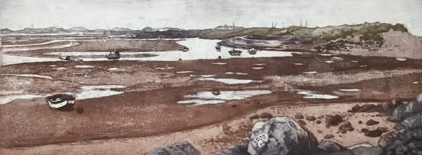 Anne Aspinall, Shell Island from the Estuary