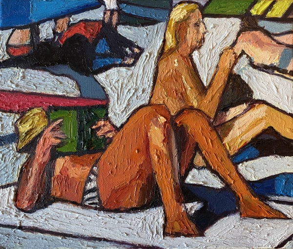 Meirion Ginsberg, Darllenydd ar y Traeth | Beach Reader, 2025