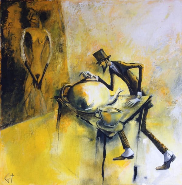 Gilly Thomas, Expressionist Painter with Spats