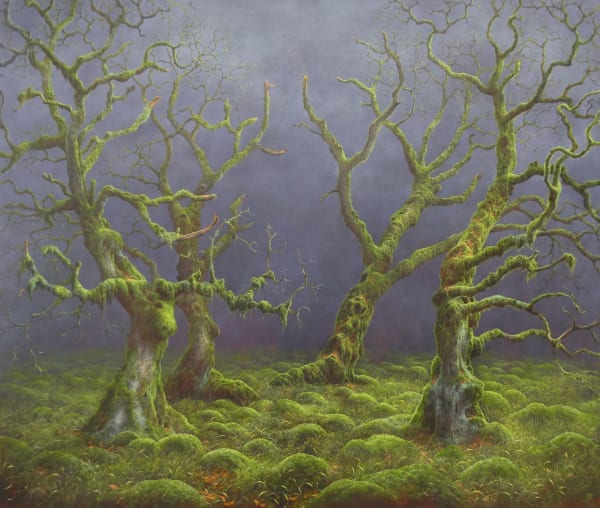 Gerald Dewsbury, Four Old Birch, 2025