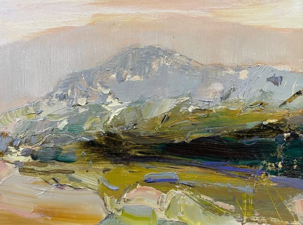Beth Fletcher, Dyffryn Ogwen Study (Blue Shadow)