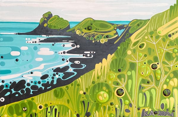 Katie Allen, On Worms Head, Summer