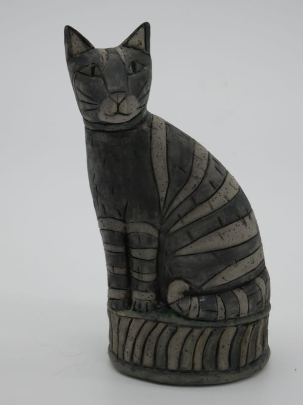 Anna Noel, Tortoiseshell Cat on a Cushion