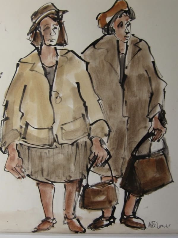 Mike Jones 1941 - 2022, Two Ladies, Royal Welsh
