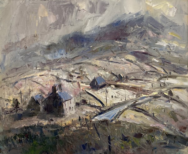 Gareth Parry, Fferm Fynydd, Bore Cynnar / Hill Farm, Early Morning