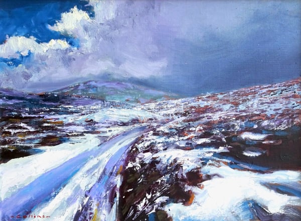 Martin Collins 1941 - 2023, Winter Trek, Northern Carneddau, 2022