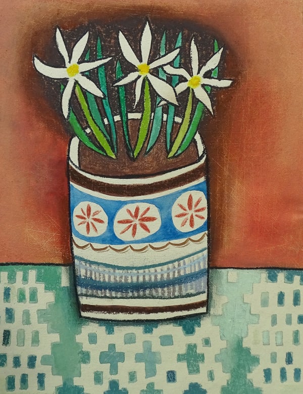 Susan Gathercole, Still Life with Narcissi, 2024