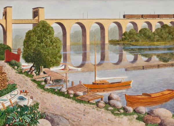 Oscar Bergman, Årsta Bridge, Stockholm, July 1940