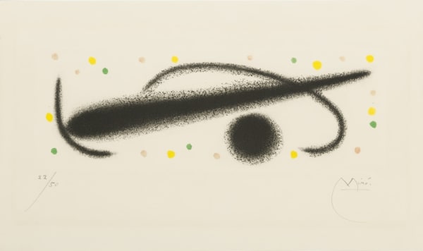 Joan Miró, Fusées, from Nous avons, René Char, 1959