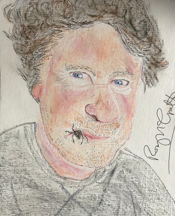 Rory McGrath, House spider- tegenaria domestica- attempts to penetrate my mouthparts, 2019