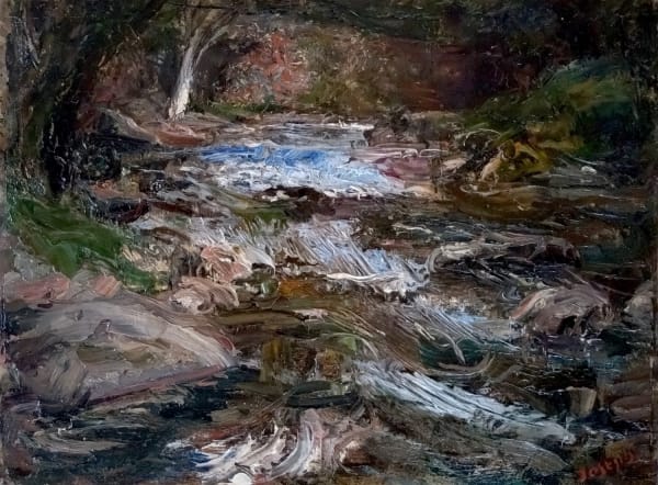 Ernst Josephson, The Rapids, Gargilesse, France, 1886/87