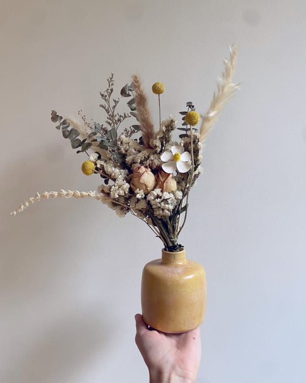 Shimmer yellow bottle, 2024 glazed stoneware ceramic signed and dated on the base