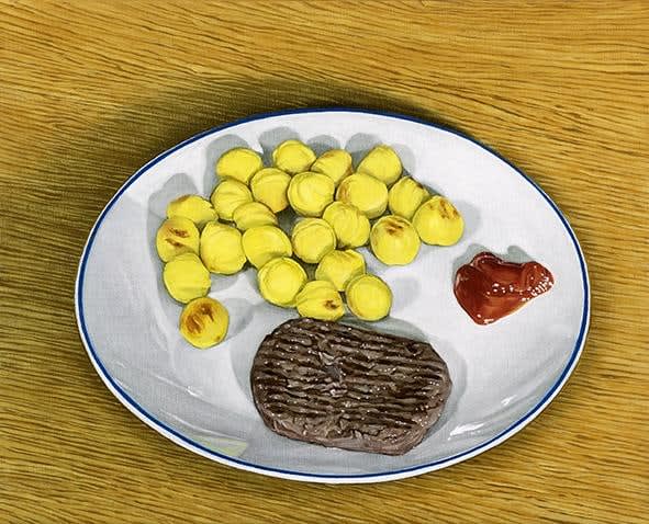 Thomas Lévy-Lasne, Steak haché et pommes noisette, 2021