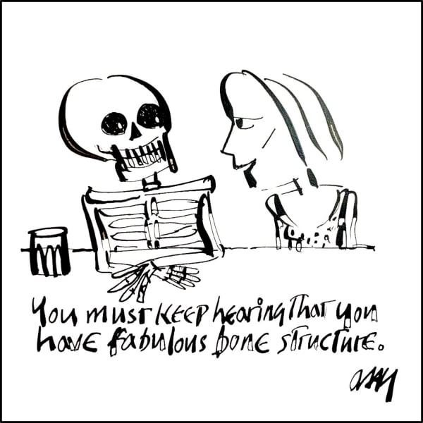 Anthony Haden-Guest The American Scream - Day 16, 2020 Ink on paper 14.0 x 17.8 cm