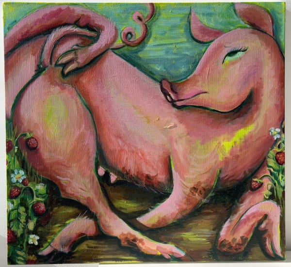 Samantha Joy Groff Muddy Gilt, 2021 Oil on Canvas 77.5 x 71.1 cm