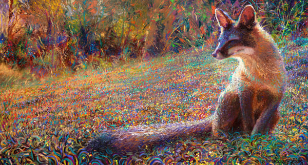 Iris Scott Fox Tail Thicket, 2020 Oil on canvas 99.1 x 182.9 cm